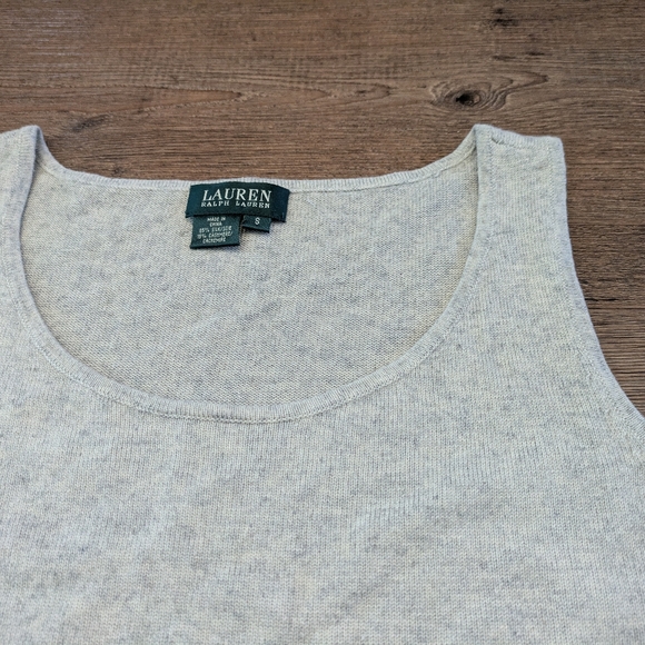 NWT Ralph Lauren Silk Cashmere Tank Top Sz Small - Picture 7 of 13
